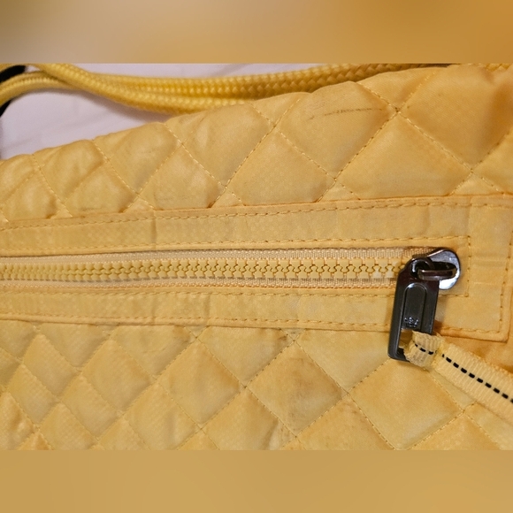 Oliver Thomas Tennis Backpack Drawstring Bag Cinch Yellow - Picture 12 of 15